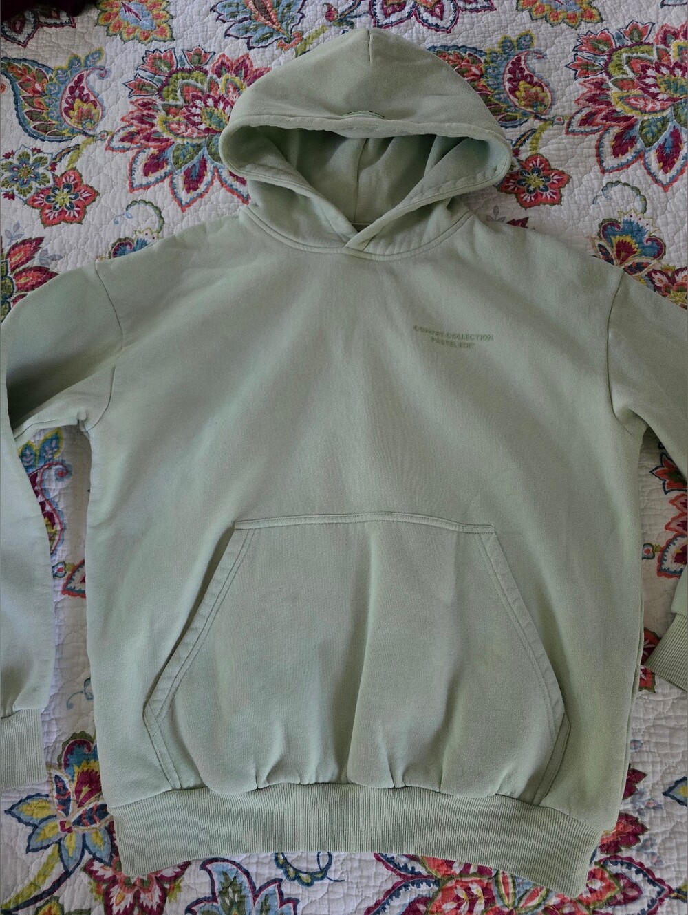 Set Of Comfort Collection Pastel Mint Jogger Pants & Hoodie - Picture 7 of 11